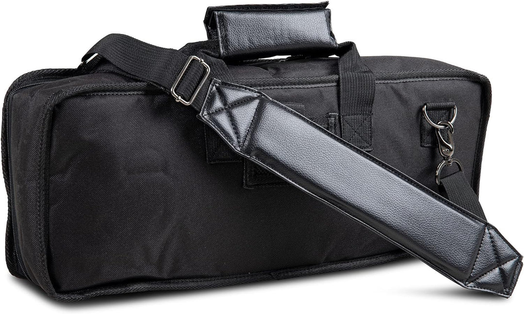 Keyboard Gig Bag Basic, 48x18x5 cm, mit Notentasche, schwarz, reiss- und wasserfest, 48x18x5