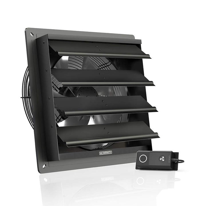 AC Infinity AIRLIFT S12, 300mm-Abluftventilator mit 10-stufigem Drehzahlregler, EC-Motor Wandmontage