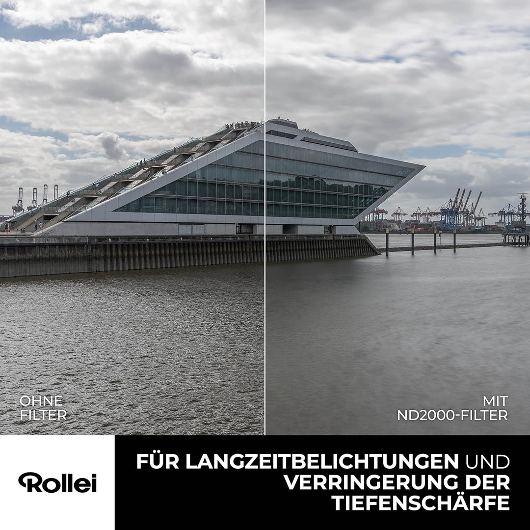 Rollei F:X Pro Magnetischer Graufilter ND-2000 (11 Stopps) MK II 77mm, super kratzfester magnetische