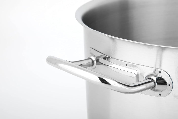 METRO Professional Fleischtopf HS-SPD24, Edelstahl, Ø 24 cm, 6.5 L, Höhe: 25 cm, Induktion, Ofenfest