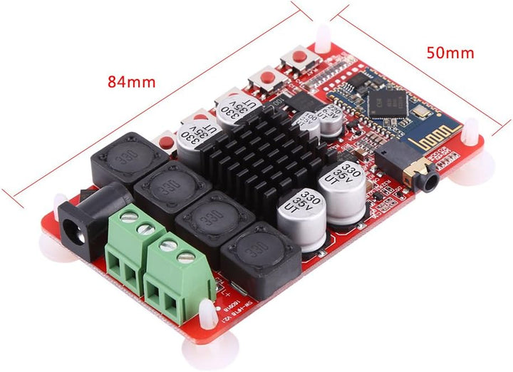 Bluetooth Amplifier Board TDA7492 Wireless Digital Stereo Verstärker Modul 50w x2 Audioempfänger End