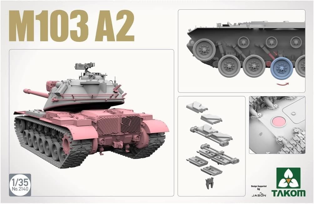 TAKOM 2140 U.S. amerikanischen M103 A2 Massstab 1:35 Modellbau