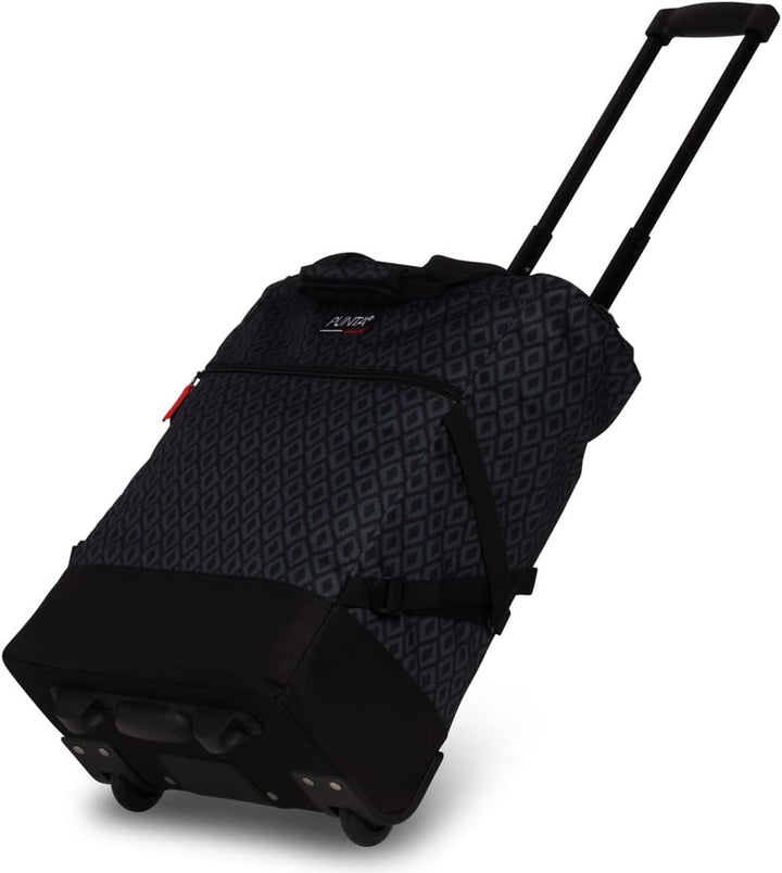 Punta® Einkaufstrolley Dunkelgrau/Schwarz (33 L) - Stabiler Einkaufswagen für müheloses Einkaufen mi