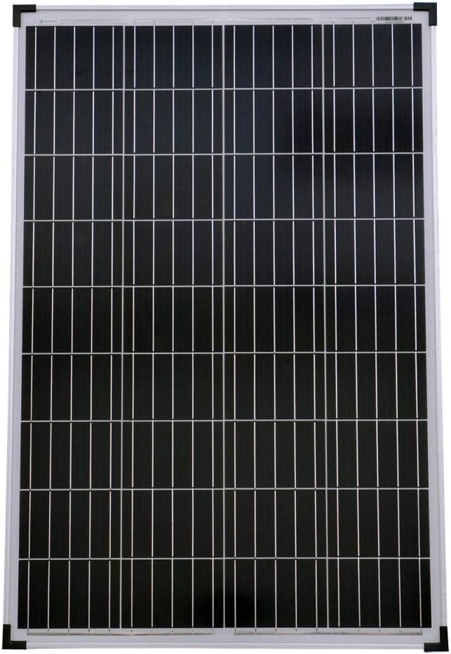 SET 1x 100W Poly Solar Modul 20A Laderegler gelb Montagewinkel Kabel Komplettset Solarmodul Photovol