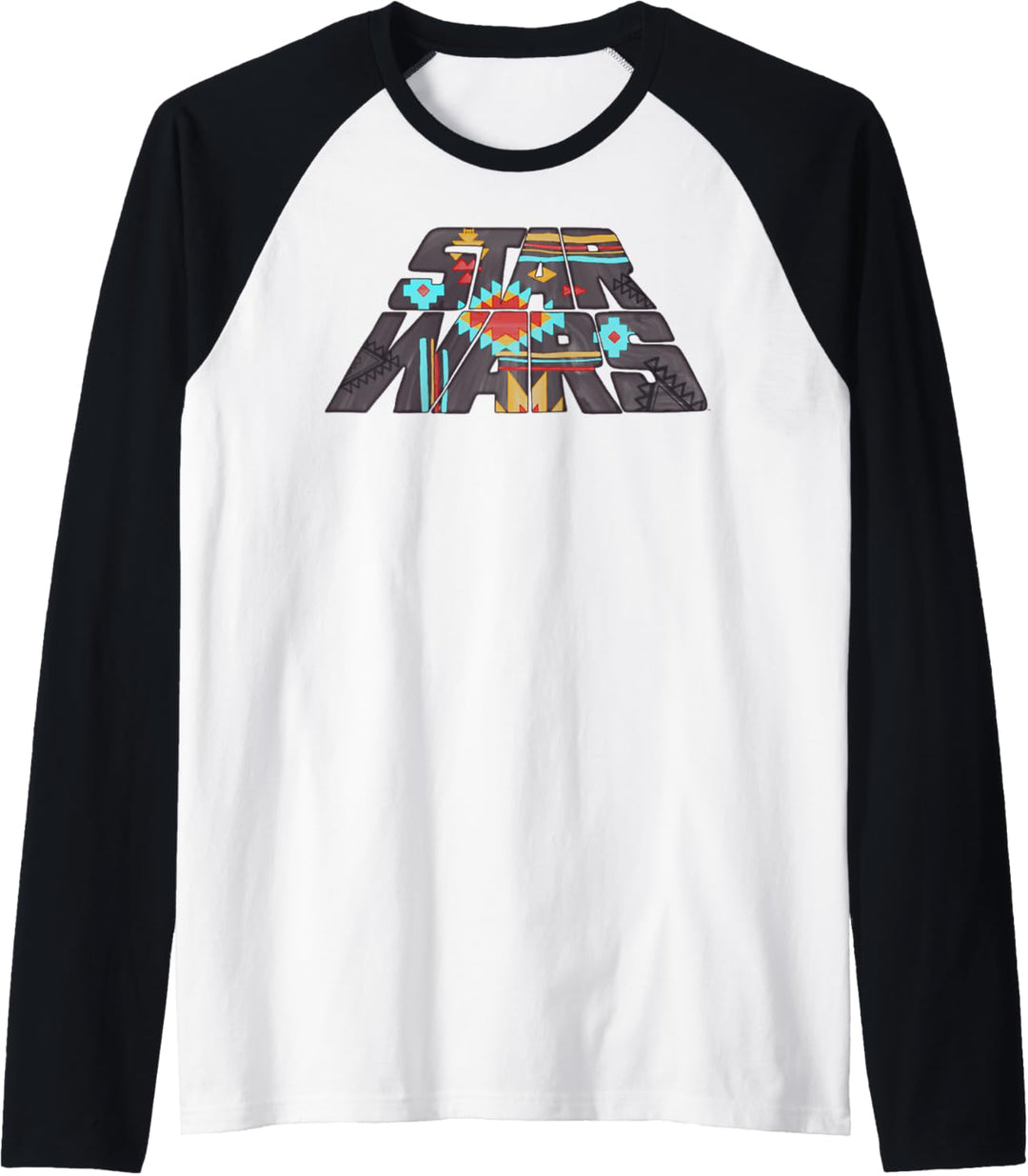 Star Wars Aztec Pattern Logo Fill Raglan
