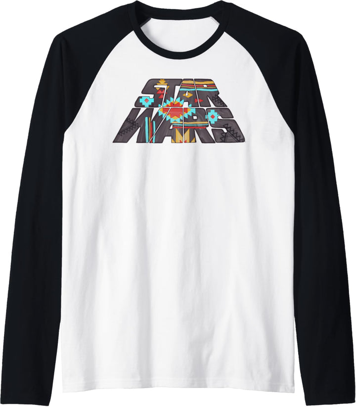 Star Wars Aztec Pattern Logo Fill Raglan