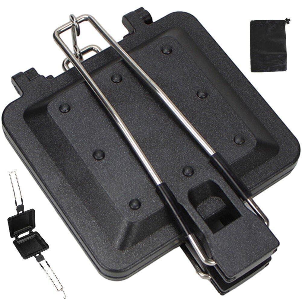 Glixoft Doppelseitiger Sandwich-Maker, Sandwich-backform, Antihaft-Brot-Toaster, Grillkäse-Maker Für