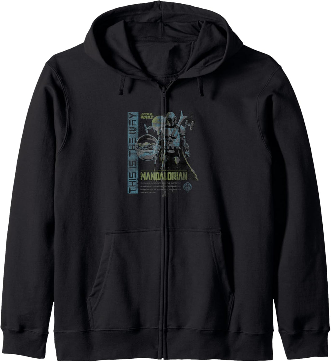 Star Wars The Mandalorian This Is The Way Collage Kapuzenjacke