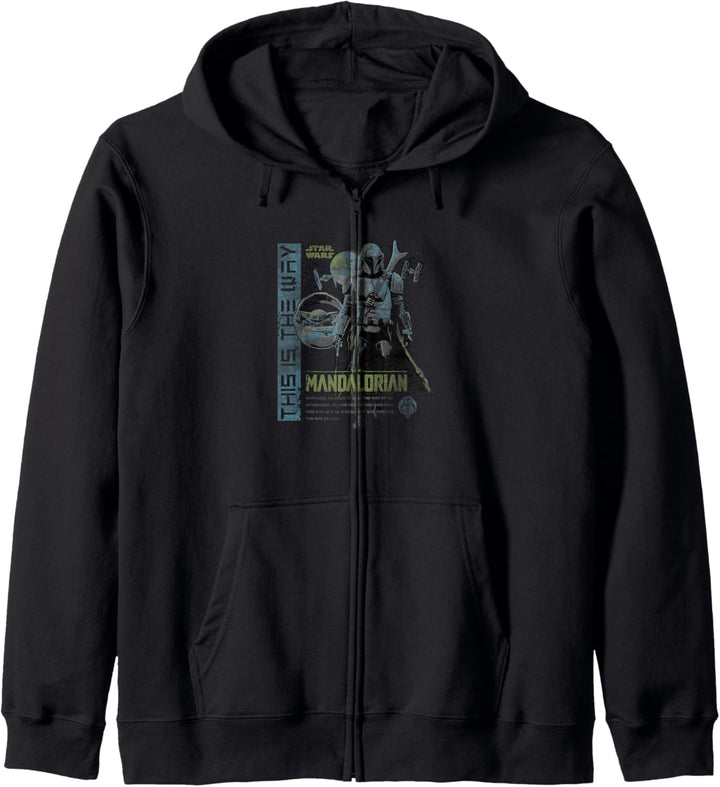 Star Wars The Mandalorian This Is The Way Collage Kapuzenjacke
