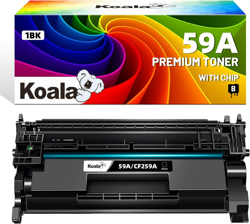 Koala 59A 59X Toner (MIT CHIP) Kompatibel für HP 59A 59X CF259A CF259X Toner Schwarz für Laserjet Pr