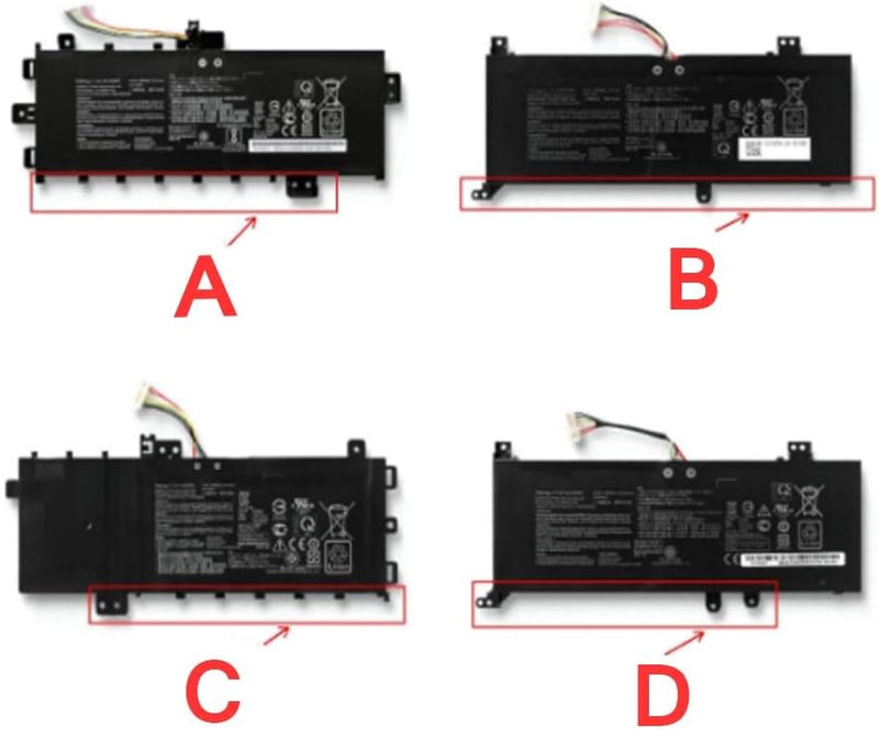 7XINbox 7.6V 32Wh B21N1818 B21N1818-2 B21BnEH Laptop Akku Ersatz für Asus VivoBook 15 X512DA X512DK