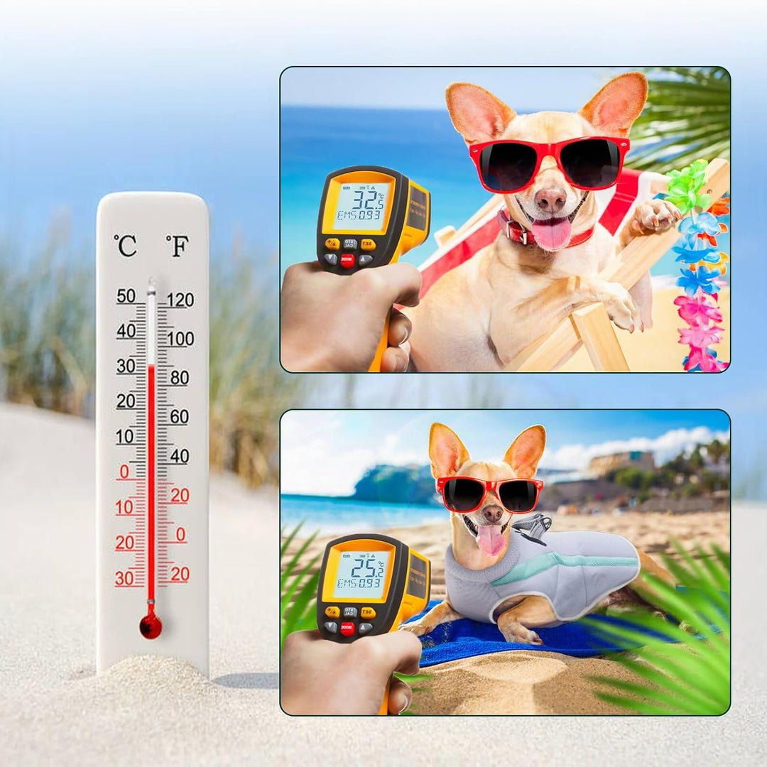 Kuoser Kühlweste für Hunde, Einstellbar &amp; Reflektierender Kühlweste Hund für Heissen Sommertag, Sonn