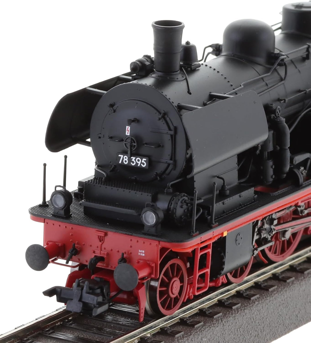 ESU 31184 H0 Dampflok 78 395, DR, Ep. III, DC+AC-Sound, Modellbahnlokomotive, Schwarz, für Erwachsen