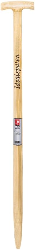 Ideal Gärtnerspatenstiel aus Eschenholz in T-Form 85 cm