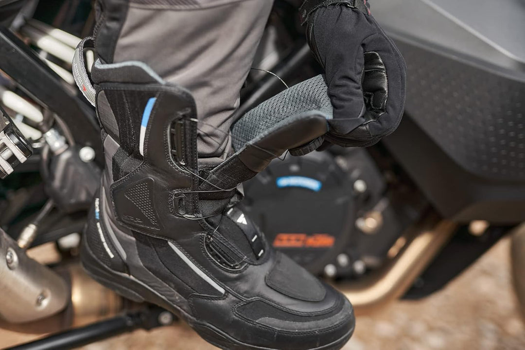 SHIMA Unisex Strato_neu3Motorradschuhe 48 EU Schwarz Herren Wasserdicht, 48 EU Schwarz Herren Wasser