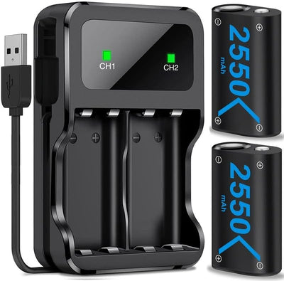 Wiederaufladbarer Akku für Xbox Series X/Series S Controller, Akkupack für Xbox One/One S/One X/One