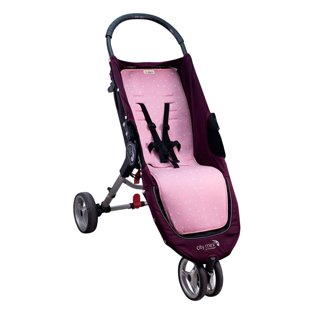 JYOKO KIDS Sitzauflage kompatibel mit Joolz und City Mini, City mini GT2 (Pink Sparkles), Pink Spark