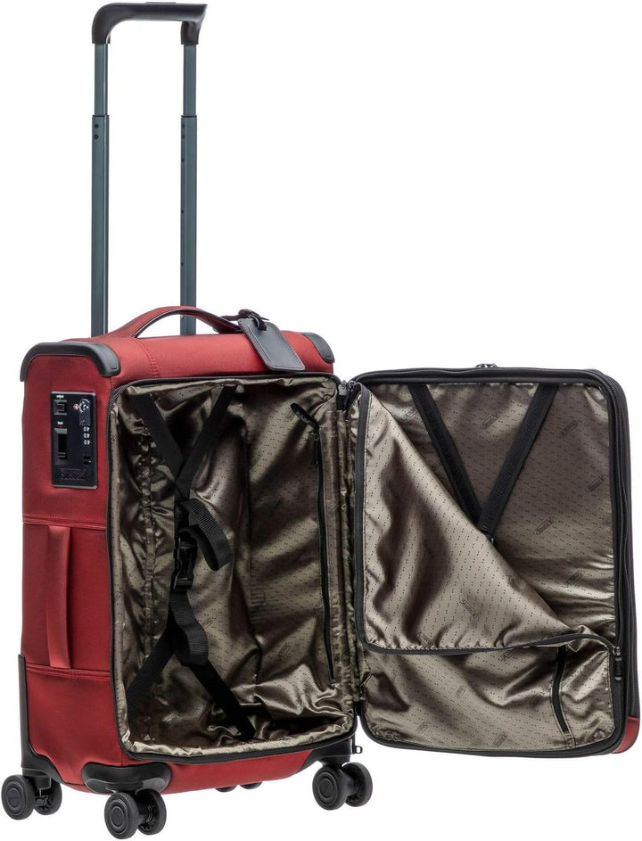 Stratic Bay Koffer Weichschale Reisekoffer Trolley Rollkoffer Handgepäck, TSA Kofferschloss, 4 Rolle