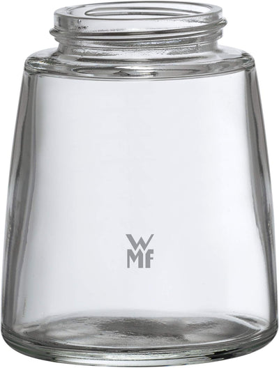 WMF De Luxe Salz und Pfeffermühle, unbefüllt, Cromargan Edelstahl Glas, Keramikmahlwerk, Mühle für S