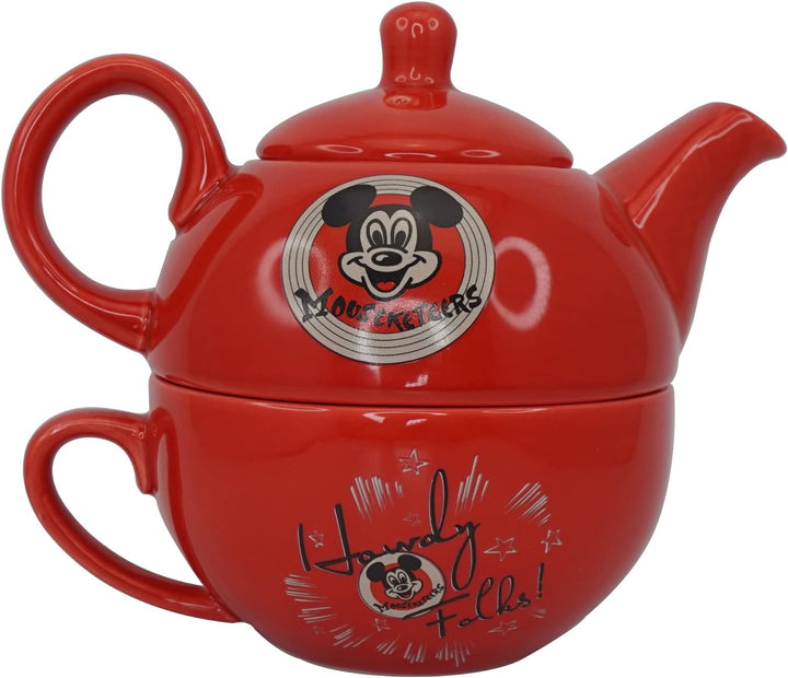 Disney Mickey Mouse Tea for One Set - Teeset - Teetasse - Disney Teekanne - Disney Home - Eine Tasse