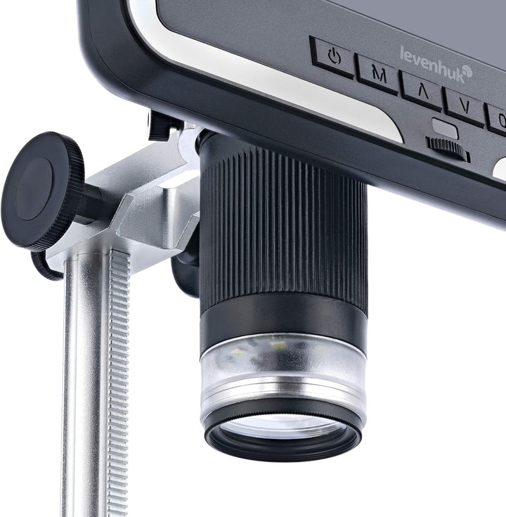 Levenhuk DTX RC2 Handmikroskop mit Digitaler Fernbedienung, 3- bis 200-Facher Vergrösserung und 17,8