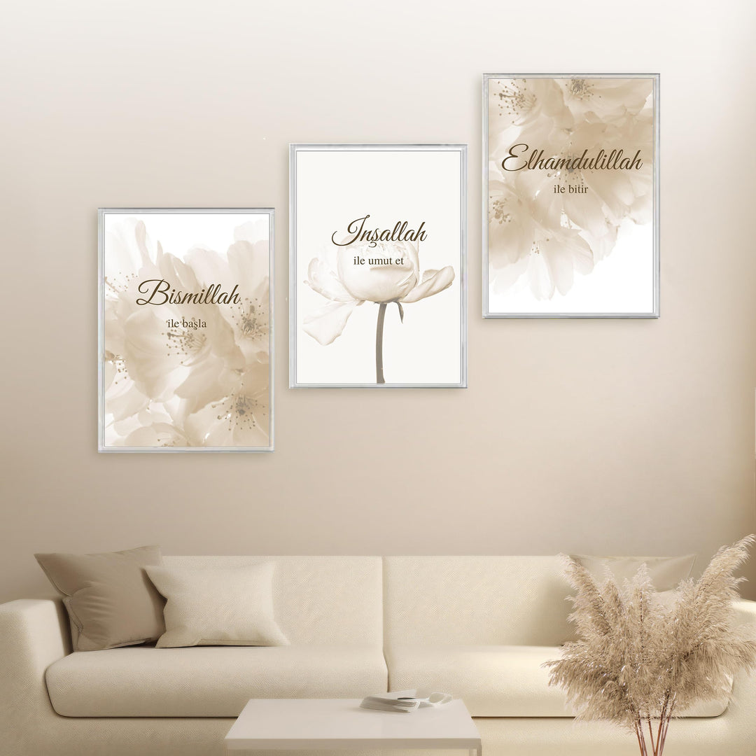 HAVA Artwork Turkish Dream Poster Set, Islamische Poster, Islamische Bilder, Islamische Dekoration,