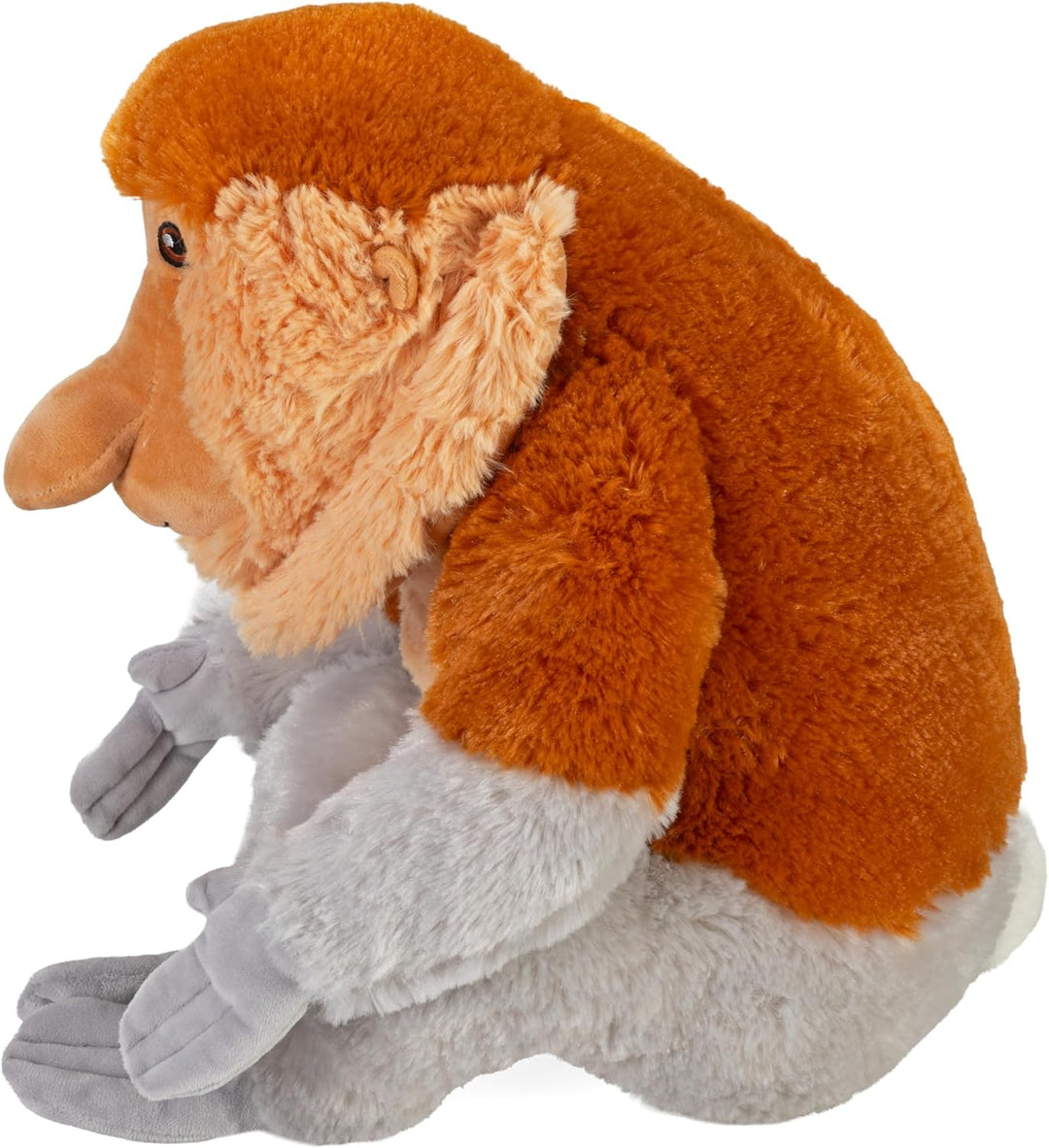Wild Republic Cuddlekins Eco Nasenaffe, Stofftier, 30 cm, Plüschtier, Füllung aus recycelten Wasserf