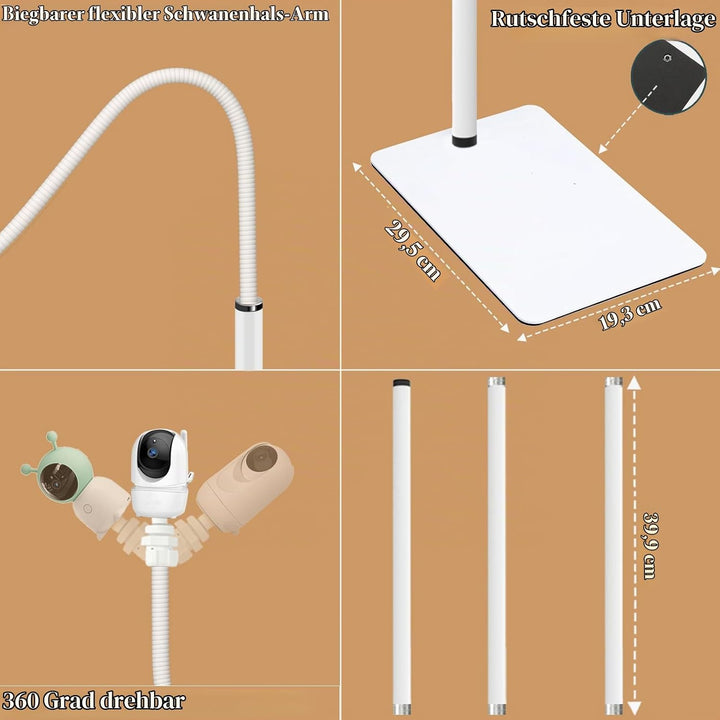 EYSAFT Babyphone Halterung Bodenständer für Philips Avent Babyphone SCD843/26, SCD833/26, SCD630/26,