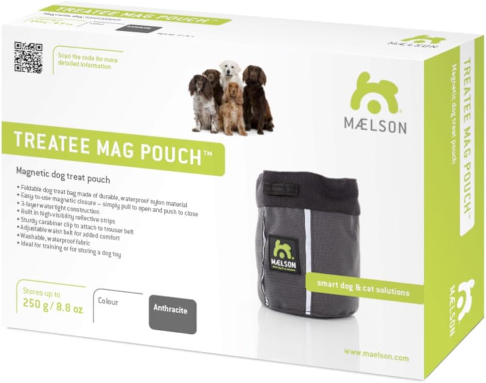 Maelson Treatee Mag Pouch, anthrazit - Leckerlitasche für Hunde
