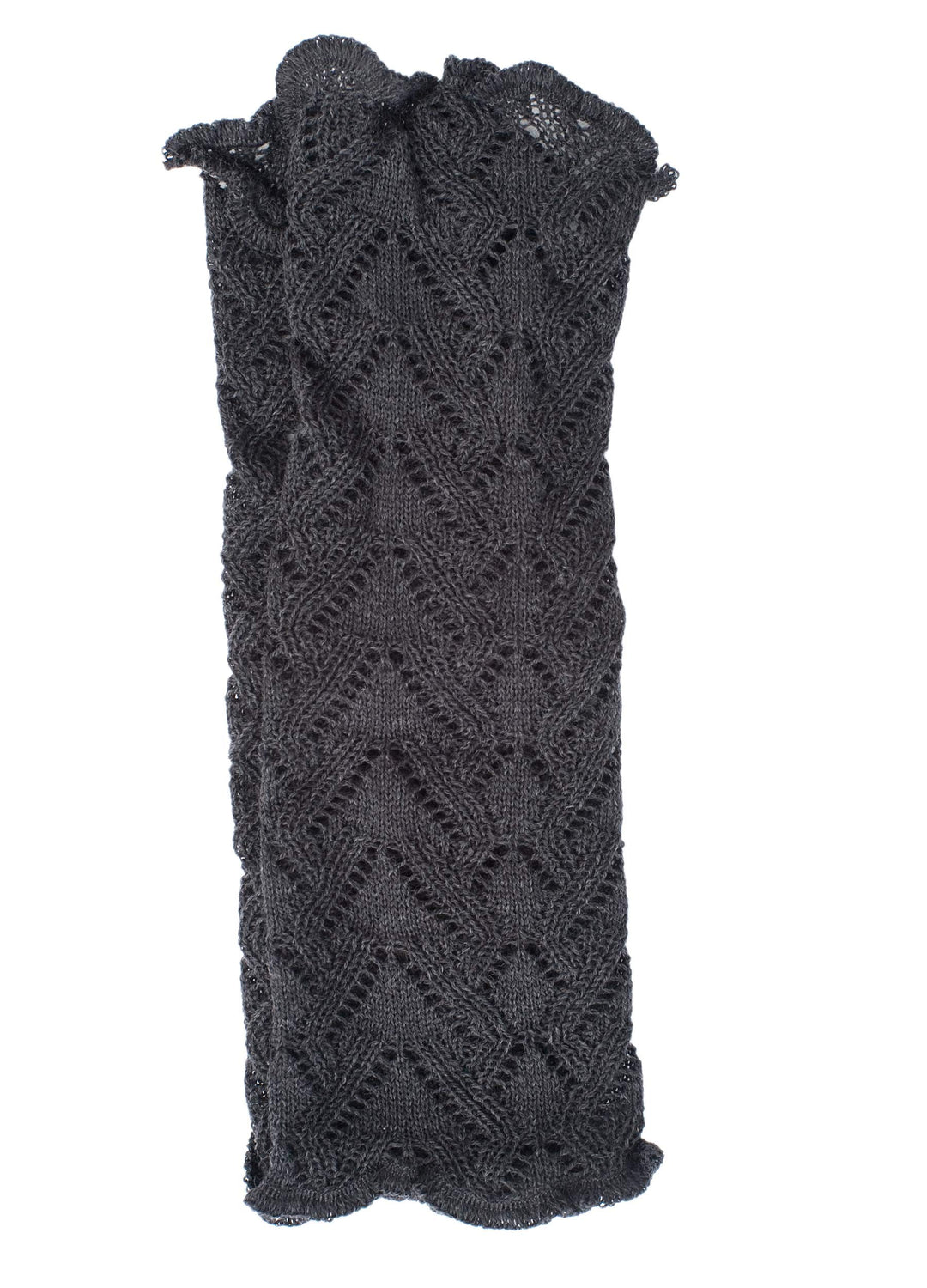 Invero, Merino Armstulpen Missy Uni, 100% Wolle Anthrazit, Anthrazit