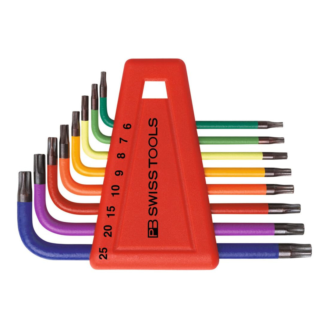 PB Swiss Tools Winkelschraubendreher-Satz, für Torx, pulverbeschichtet, 8-teilig
