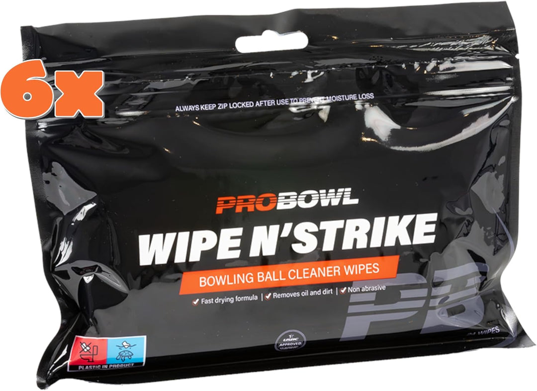 EMAX | Pro Bowl - Wipe n'Strike | Bowling Ball Reiniger | Reinigungstücher für Bowlingkugeln | Bowli