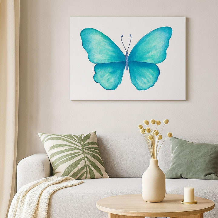 Bilder auf Leinwand 100x70cm Leinwandbild Schmetterlinge Fliegen Kindheit Sommer Gross Wanddeko Bild