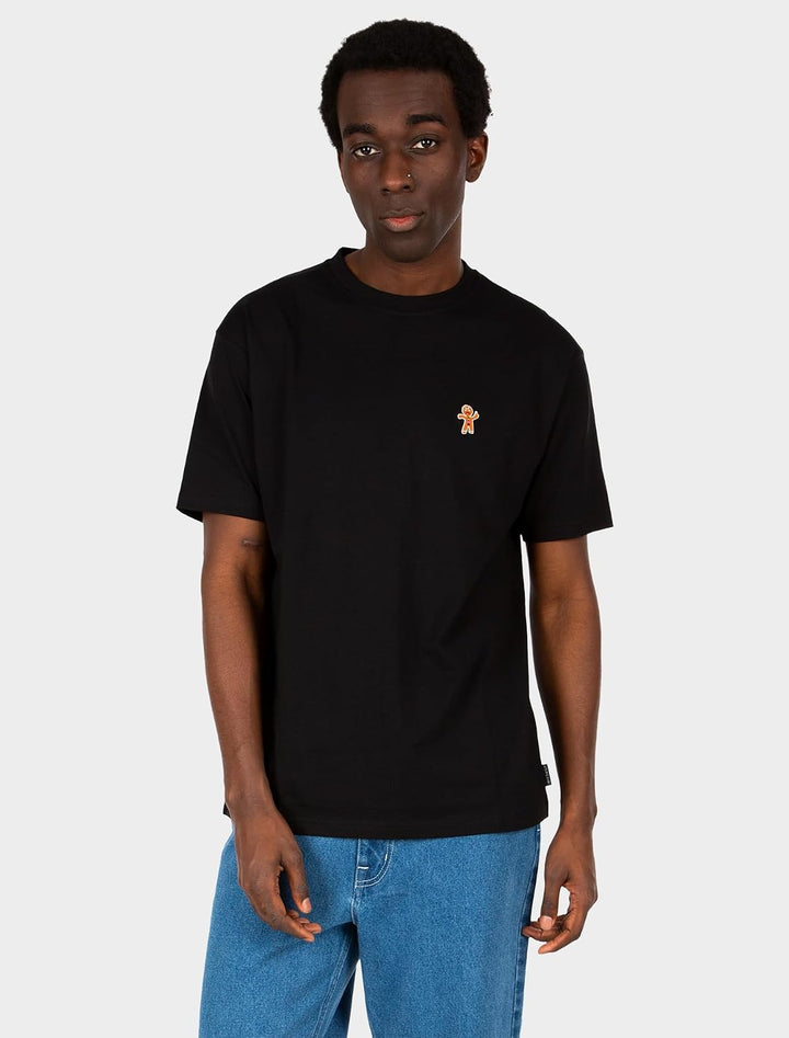 IRIEDAILY T-Shirt Cookieman Emb, Bio-Baumwolle, XS Schwarz