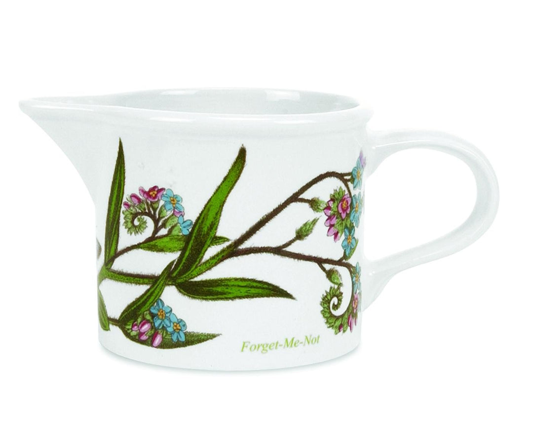 Portmeirion Botanic Garden Milchkännchen in Trommelform, 200 ml, kleiner Servierkrug mit floralem De
