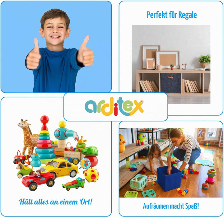 ARDITEX - Faltbare Aufbewahrungsbox Avengers von Marvel - 31x31x31cm - Zum Verstauen von Spielzeug,