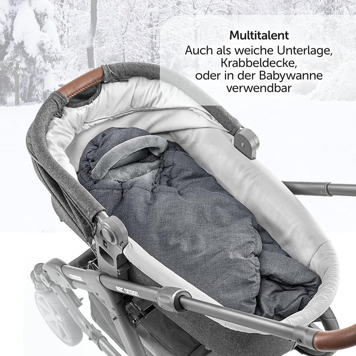 Zamboo Einschlagdecke für Babyschale und Kinderwagen - praktische Alternative zum Baby Winter-Fusssa