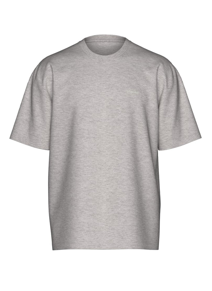 Trigema Herren 640208 T-Shirt S Grau-melange, S Grau-melange