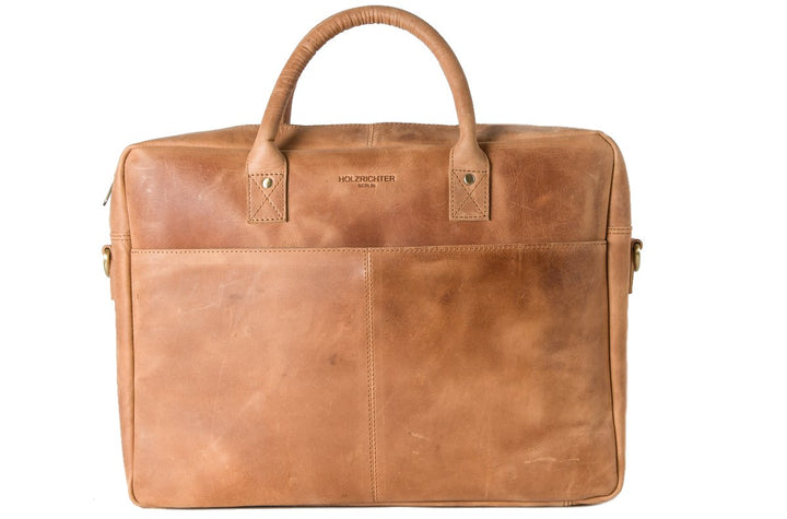 HOLZRICHTER BERLIN Briefcase Aktentasche (M). Handgefertigte grosse Tragetasche, Laptoptasche und Um