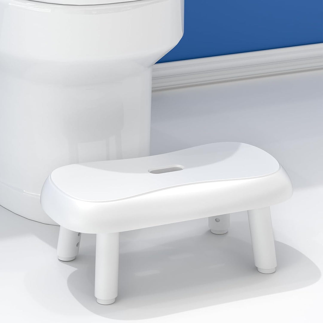 Verstellbarer Toilettenhocker Erwachsene, Badhocker, 4 Höhen Von 17-23 cm Klohocker Für Schwangere/‌