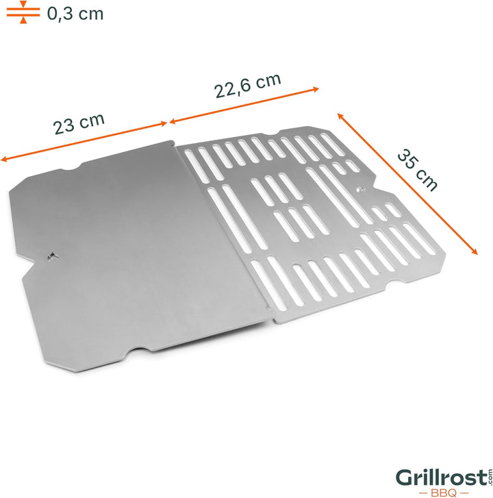 Rost & Plancha Set für Burnhard Wayne - Das Edelstahl Upgrade Burnhard Wayne Rost u Plancha Set, Bur