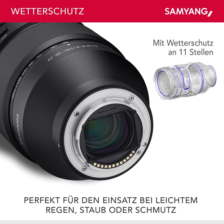 Samyang Af 2.0-2.8/35-150 Mm Sony E Camera Lens One Size