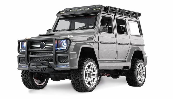 Amewi BRX24 Metall Scale RC Crawler ferngesteuertes Auto 4WD 1:24 RTR anthrazit, Anthrazit