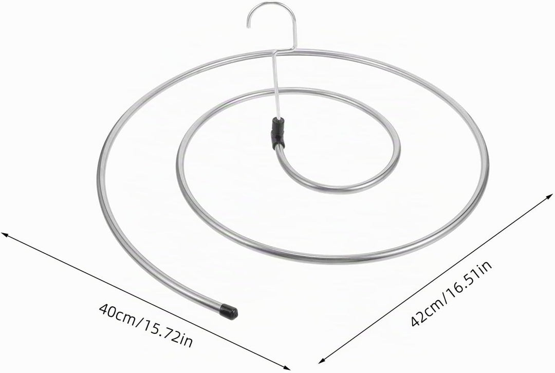 MAGICLULU 2stücke Spiral-waschgestell Aus Edelstahl Mit Drehbarem Haken Für Bettlaken Umklappbar Für