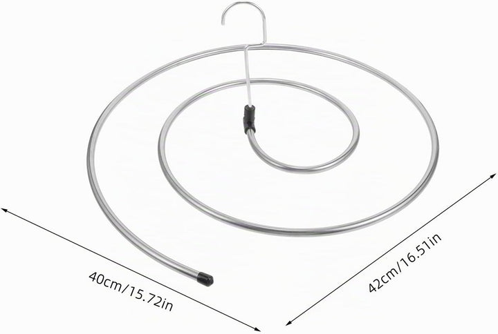 MAGICLULU 2stücke Spiral-waschgestell Aus Edelstahl Mit Drehbarem Haken Für Bettlaken Umklappbar Für