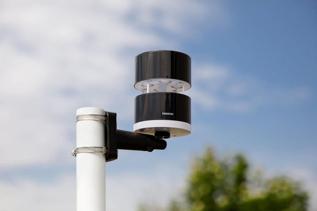 Netatmo Smarte Wetterstation mit Wandhalterung - WLAN, Funk, Innen- und Aussensensor & Windmesser fü