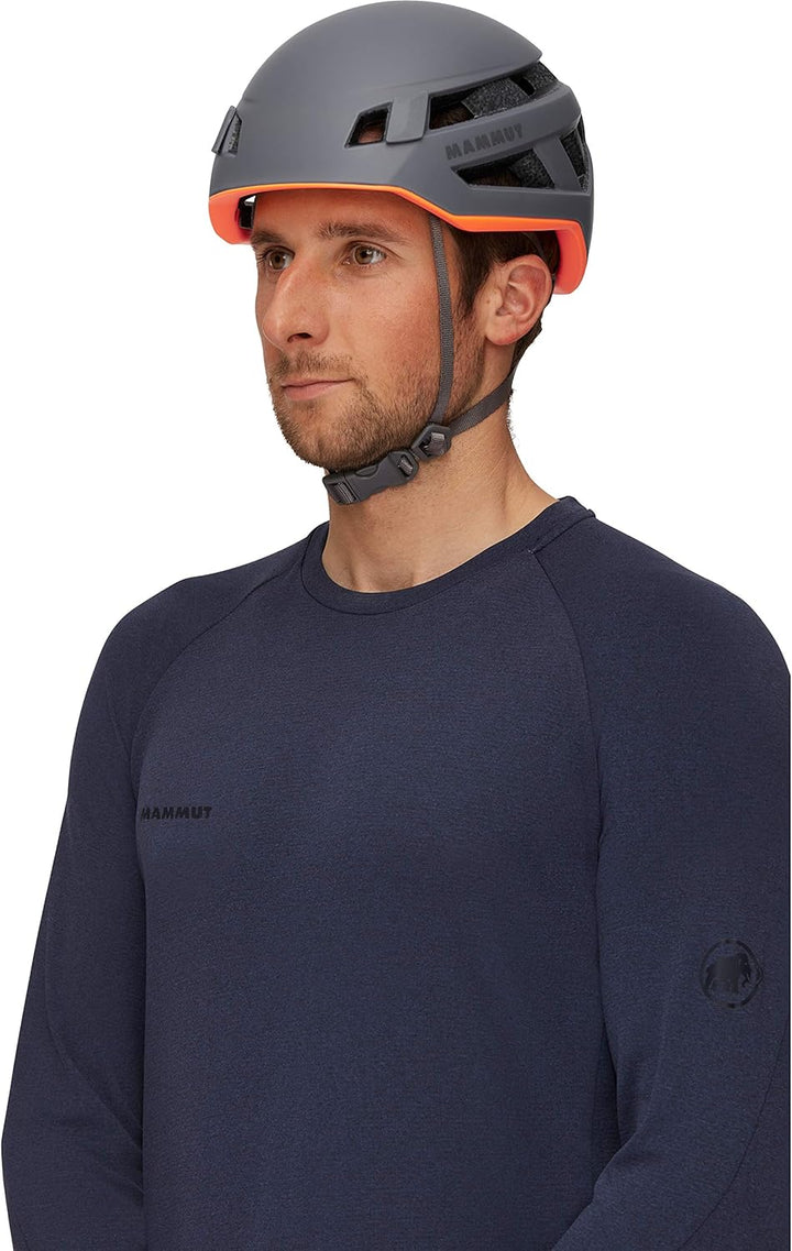 Mammut Crag Sender Helmet Kletterhelm titanium 52-57cm, titanium 52-57cm