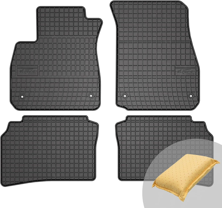 FROGUM EL Toro Gummimatten Ganzjähriges-Set von Autofussmatte Auto Fussmatten für Opel Insignia B ab