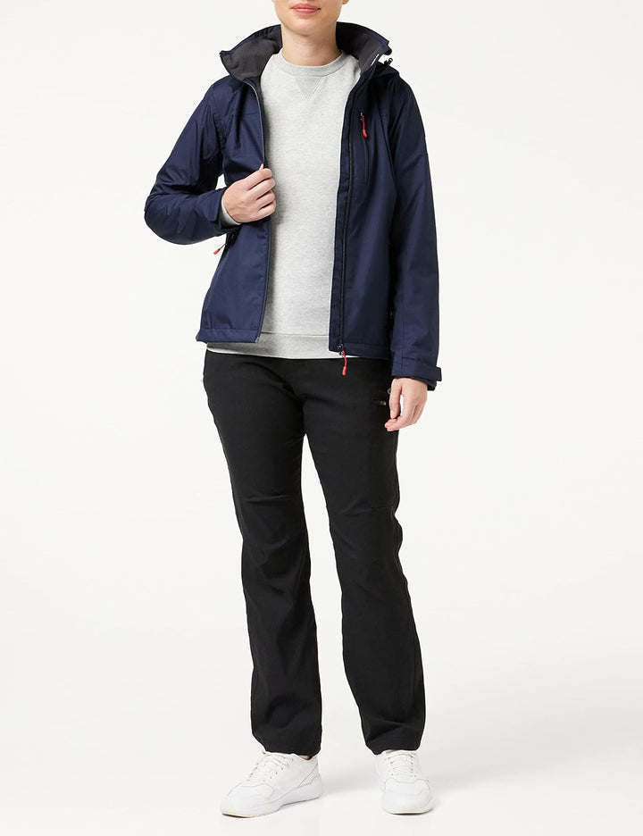 Helly Hansen Damen Crew Hooded Jacke XS Marineblau, XS Marineblau