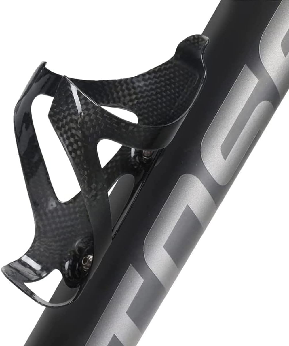 KABON Fahrrad Flaschenhalter,Ultraleichter 3K Carbon Radfahren Wasserflaschenhalter Getränkehalter f